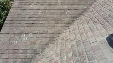 Marked Damage at Roof Inspection Henrico Roofing VA